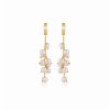 Lola Knight Lola Knight - Maree - Mini Pearl Hoop Earrings - 18Ct Gold Gold