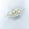 A'el Este A'El Este - Savannah - Pearl Bridal Comb - Gold Gold