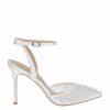 HARLO Australia Chantelle Pearl - White Tulle Point With Handsewn Pearls High Heel