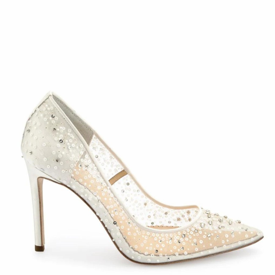 Bella Belle Elsa - Sequin Crystal Wedding Shoes High Heel