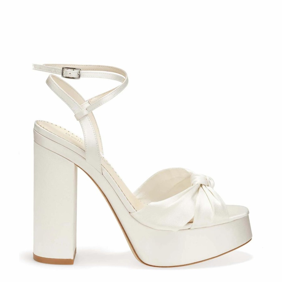 Bella Belle Serafina - Open Toe Platform Bridal Sandals High Heel