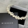 Windsor Bridal Cherie - Pearl & Swarovski Crystal Bridal Headband Silver