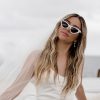 The White Collection Brittany - White Cat Eye Sunglasses Sunglasses