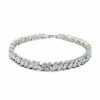 The White Collection Madison - Crystal Marquise Bridal Bracelet Gold