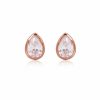 Lola Knight Lola Knight - Elise - Crystal Stud Earrings - Rose Gold Rose Gold