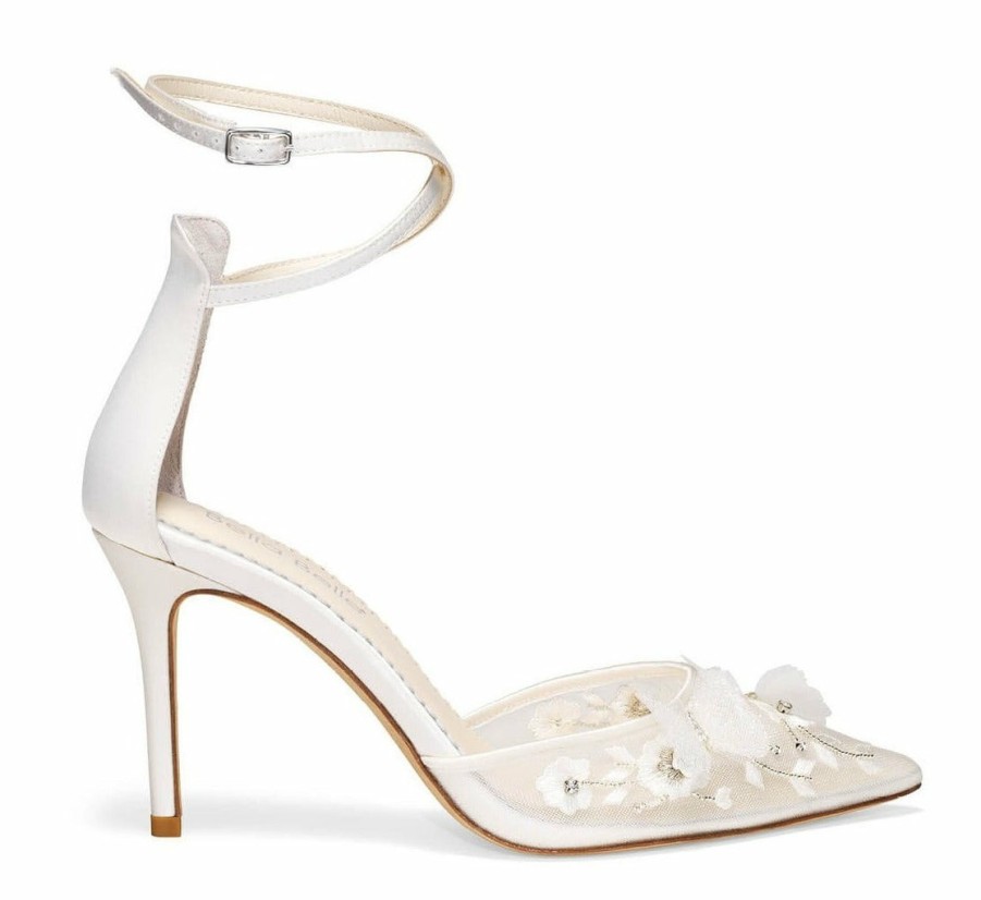 Bella Belle Eve - Ivory Butterfly Heels High Heel