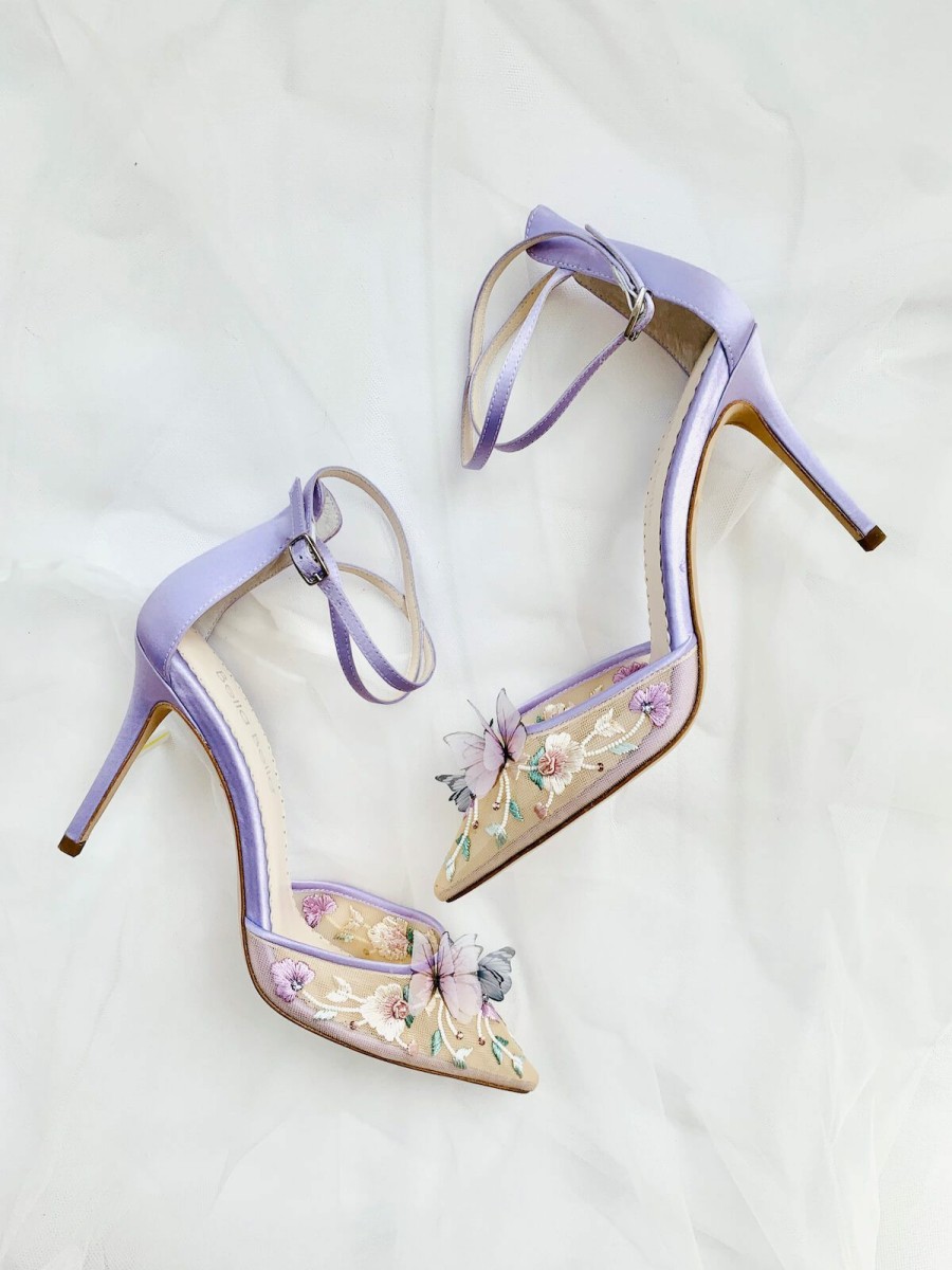 Bella Belle Eve - Lavender Butterfly Heel High Heel