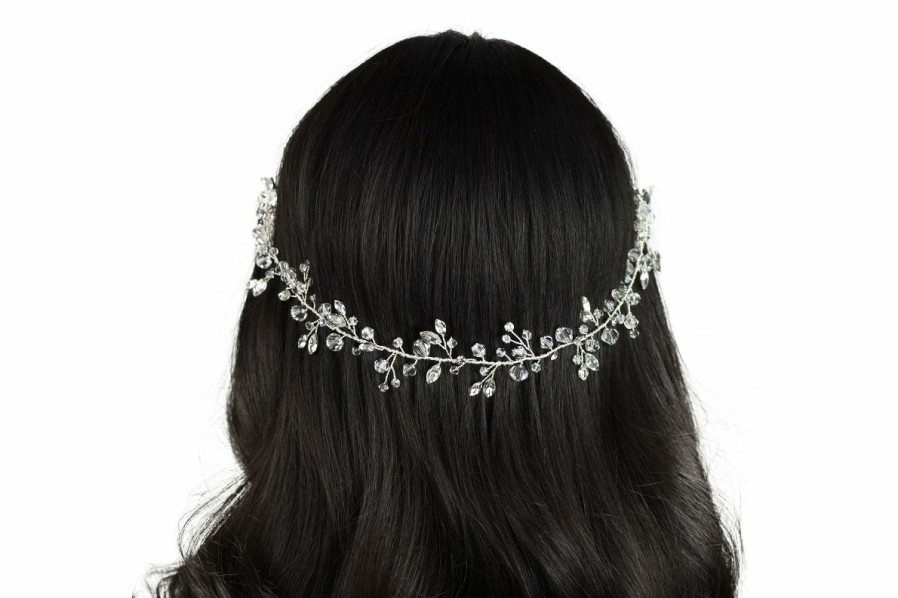 Windsor Bridal Cleo - Crystal Bridal Hair Vine Silver