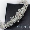 Windsor Bridal Yasmeen - Pearl & Swarovski Crystal Bridal Headband Silver