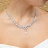 Windsor Bridal Courtney Pearl - Statement Crystal And Pearl Bridal Necklace Bridal Necklaces