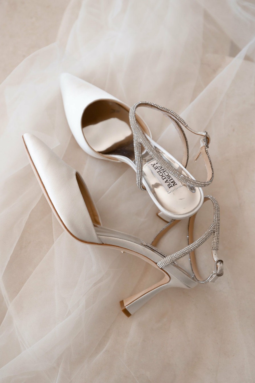 Badgley Mischka Kamilah - Pointed Toe Stiletto - White White