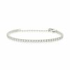 Saint Valentine Aspen Tennis Bracelet - Silver Swarovski