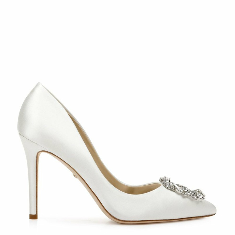 Badgley Mischka Cher - White High Heel