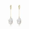 Lola Knight Lola Knight - Callie - Bridal Pearl Dangle Earrings - 18Ct Gold Gold