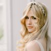 Windsor Bridal Anne - Pearl Crystal Bridal Headband Silver