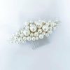 A'el Este A'El Este - Savannah - Pearl Bridal Comb - Silver Silver