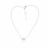 Lola Knight Lola Knight - Clara - Pearl Necklace - Silver Bridal Necklaces