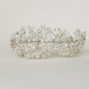 Windsor Bridal Alessandra - Wide Pearl Bridal Headband Crystal